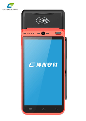 5,5 pulgadas - ayuda terminal 4G Wifi de la posición de Android Smart de la alta impresora de la velocidad
