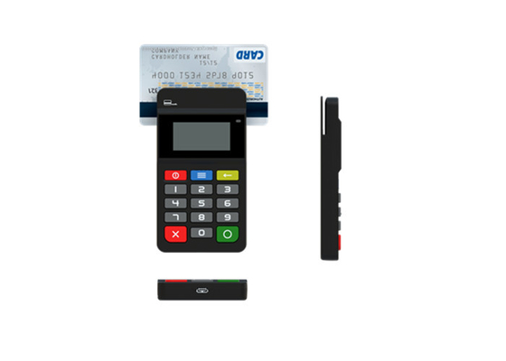 Terminal de Digital Signature Mpos del lector de la tarjeta Visa de EMV con la ranura de 2 PSAM